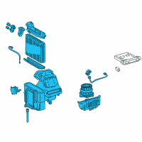 OEM 2005 Scion xB Evaporator Assembly Diagram - 87030-52571