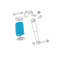 OEM Lincoln MKZ Coil Spring Diagram - AE5Z-5560-D