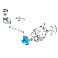 OEM 2020 Acura RDX COLLECTOR SET, MASTER CYLINDERRESERVOIR Diagram - 46101-TVA-A00