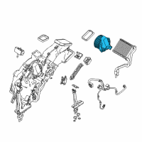 OEM 2013 Ford Flex Blower Assembly Diagram - AE9Z-19805-D