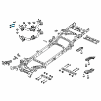 OEM 2008 Dodge Ram 3500 Bolt-HEXAGON Head Diagram - 6508014AA