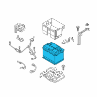 OEM 2020 Hyundai Elantra Battery Assembly Diagram - 37110-F2620