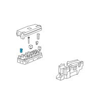 OEM 2009 Saturn Vue Maxi Fuse Diagram - 96377978