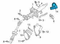 OEM Lexus ES350 Sensor, STEERIG W/LO Diagram - 8924B-06170