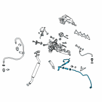 OEM Buick Water Return Tube Diagram - 55569226