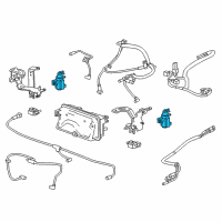 OEM 2019 Cadillac CTS Solenoid Diagram - 12665777