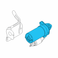 OEM 2008 BMW 750i Exchange Starter Motor Diagram - 12-41-7-610-351