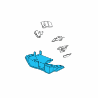 OEM 2003 Ford Mustang Transmission Mount Diagram - 2R3Z-6068-FJ