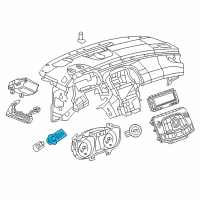 OEM Buick Headlamp Switch Diagram - 20862478