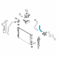 OEM 2017 Kia Soul EV Hose-Radiator Lower Diagram - 25415E4100