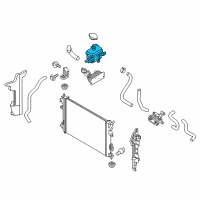 OEM 2019 Kia Soul EV Reservoir Tank Assembly Diagram - 25430E4500