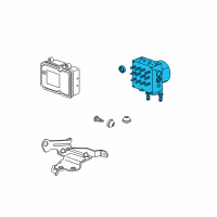 OEM Chevrolet ABS Control Unit Diagram - 23156466