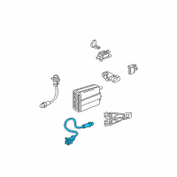 OEM 2002 Oldsmobile Bravada Front Oxygen Sensor Diagram - 12577588