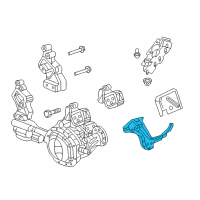 OEM 2017 Ram 1500 Bracket-Engine Mount Diagram - 68083017AF