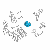 OEM 2011 Ram 1500 INSULATOR-Engine Mount Diagram - 68044127AC