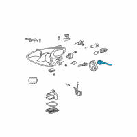 OEM 2008 Lexus RX350 Cord, Headlamp Diagram - 81125-48180