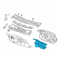 OEM 2021 Buick Enclave Insulator Diagram - 84337849