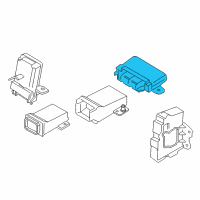 OEM 2020 Ford F-350 Super Duty Module Diagram - HC3Z-14G372-B