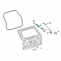 OEM Lincoln Aviator HINGE ASY Diagram - LC5Z-7842901-A