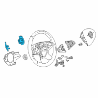 OEM 2018 Buick LaCrosse Paddle Switch Diagram - 23156476