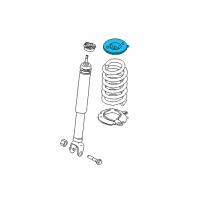 OEM Lincoln MKT Upper Spring Insulator Diagram - DB5Z-5586-A