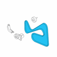 OEM 2006 Ford Fusion Serpentine Belt Diagram - 6E5Z-8620-AE