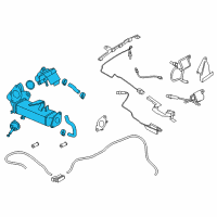 OEM 2015 BMW X5 Exhaust Cooler Diagram - 11-71-8-517-724