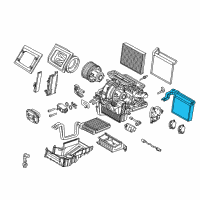 OEM 2014 Ford Focus Evaporator Core Diagram - CV6Z-19850-B