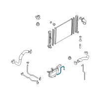 OEM Infiniti FX37 Hose-Reserve Tank Diagram - 21741-1CB0A