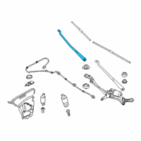 OEM 2017 BMW 750i xDrive WIPER ARM, PASSENGER'S SIDE Diagram - 61-61-9-463-873