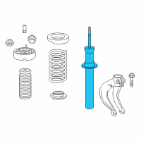 OEM 2016 BMW X5 Front Right Spring Strut Diagram - 37-10-6-875-084