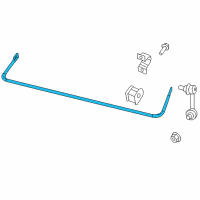 OEM 2016 Jeep Compass Bar-Rear Suspension Diagram - 5168662AA