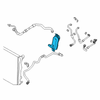 OEM BMW X3 Transmission Oil Cooler Diagram - 17-21-8-607-237