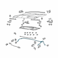 OEM 2015 Jeep Renegade Cable-Hood Release Diagram - 68440141AA