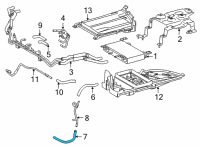 OEM Toyota Mirai Inlet Hose Diagram - 32941-62010