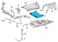 OEM Toyota Mirai Oil Cooler Diagram - 32910-62020