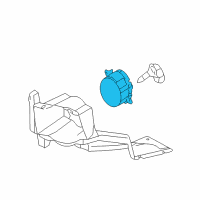 OEM 2006 Lincoln LS Fog Lamp Assembly Diagram - 4W4Z-15200-AA