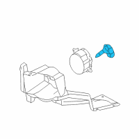 OEM 2017 Ford Focus Fog Lamp Bulb Diagram - 1S7Z-13466-DA