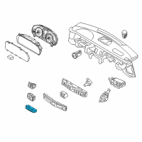 OEM Hyundai Equus Switch Assembly-Hazard Diagram - 93790-3N850-4X