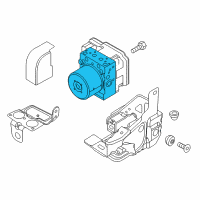 OEM 2018 Ram ProMaster City Anti-Lock Brake Control Unit Diagram - 68333306AA