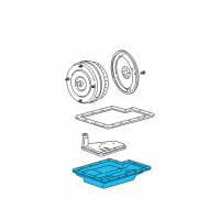 OEM Ford F-250 Super Duty Transmission Pan Diagram - F81Z-7A194-BA