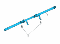 OEM 2022 Buick Envision Drive Shaft Diagram - 84849374