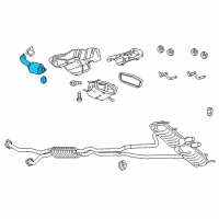 OEM 2014 Cadillac CTS Converter Diagram - 22882837