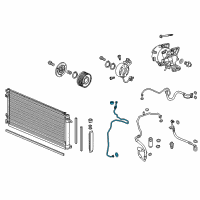 OEM Honda Civic Pipe Complete, Receive Diagram - 80341-TBC-A01