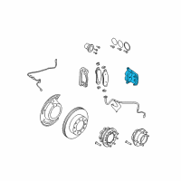 OEM Ford F-350 Super Duty Caliper Diagram - DC3Z-2B121-A