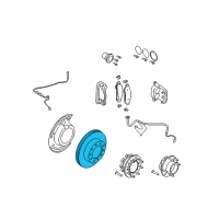 OEM 2011 Ford F-250 Super Duty Rotor Diagram - 7U2Z-1V125-CB