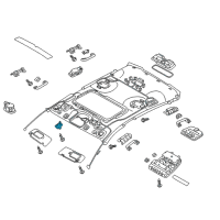 OEM Hyundai Retainer-Sunvisor Diagram - 85235-B1000-SG2