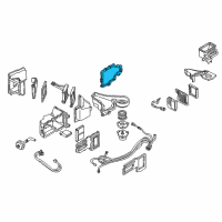 OEM 1997 Pontiac Firebird Seal, A/C Evaporator & Blower Module Diagram - 52481317