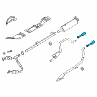 OEM 2018 Ram 1500 Pipe-TAILPIPE Diagram - 68271071AA