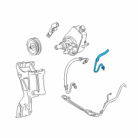 OEM 2000 GMC Safari Hose-Power Steering And Brake Return (15.88 Mm Inside Diameter) Diagram - 15619569